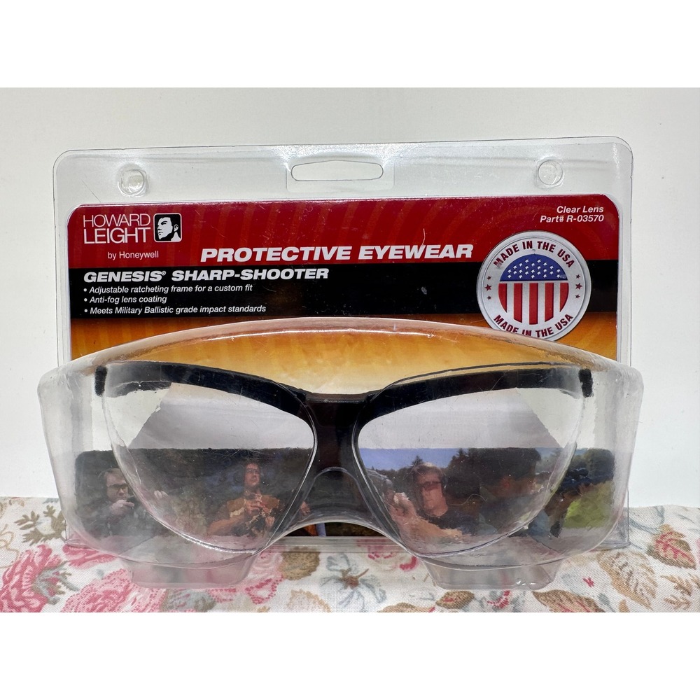 Howard Leight Honeywell Genesis Sharp-Shooter Safety Glasses Clear Lens R-03570